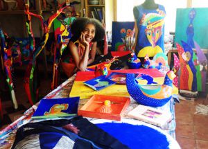 Portes ouvertes de l'atelier de Aconcha artiste plurielle franco-cubaine