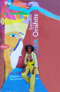 Aconcha exposition Cuba y los Orishas à la Foire Internationale de Rennes
