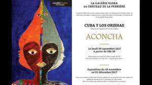 Exposition Cuba y los Orishas de l'artiste cubain Aconcha