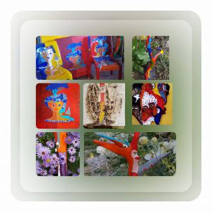 Aconcha artiste cubaine participe avec une Installation artistique au Lézarts au