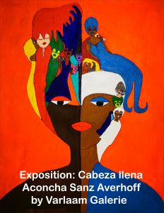 Cabeza LLena exposition de Aconcha artiste plurielle cubaine