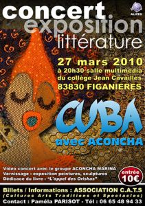 Cuba Intima concert, exposition, performance avec Aconcha